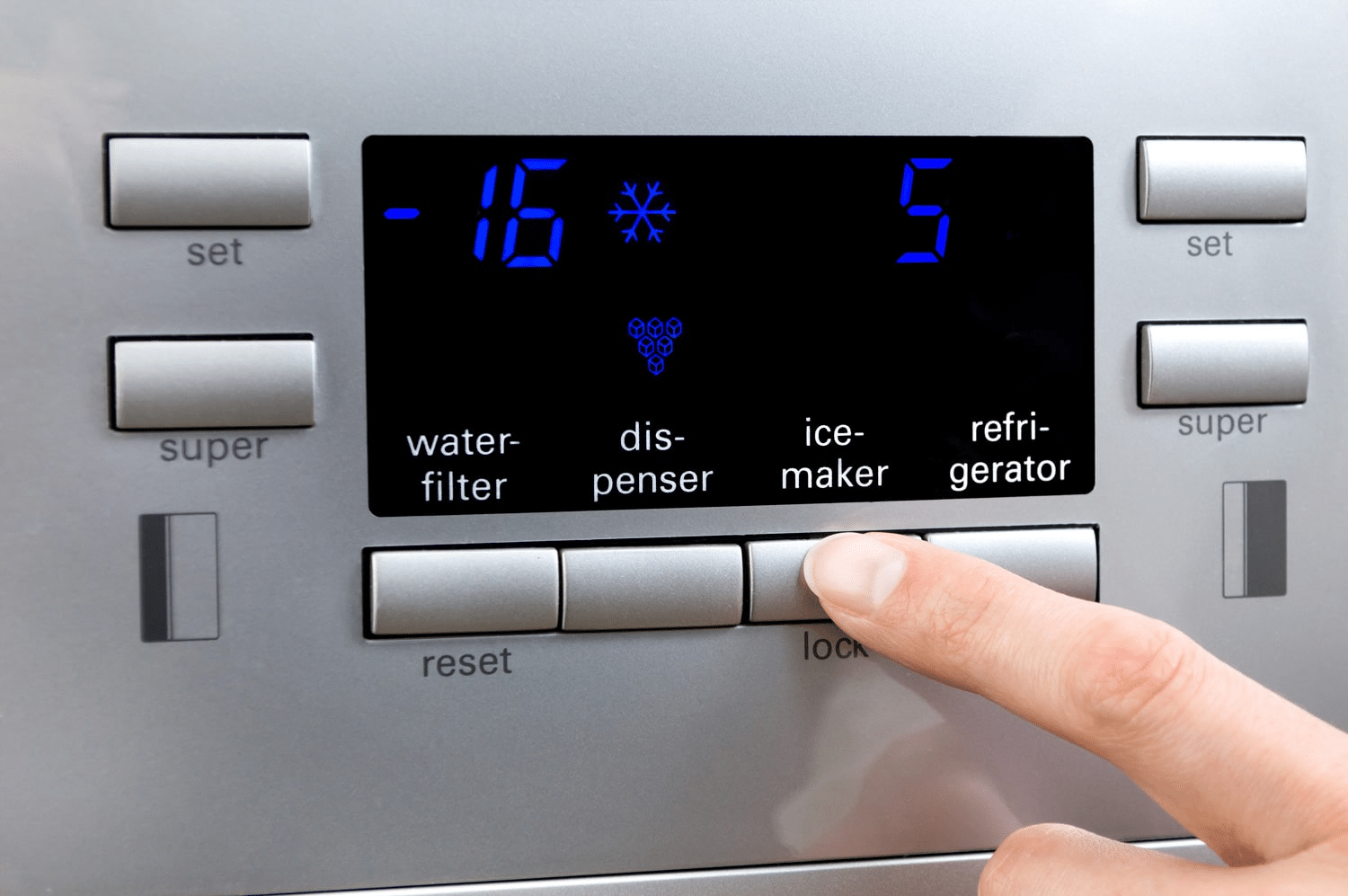 samsung ice maker freezing up